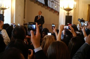 Obama at Reception